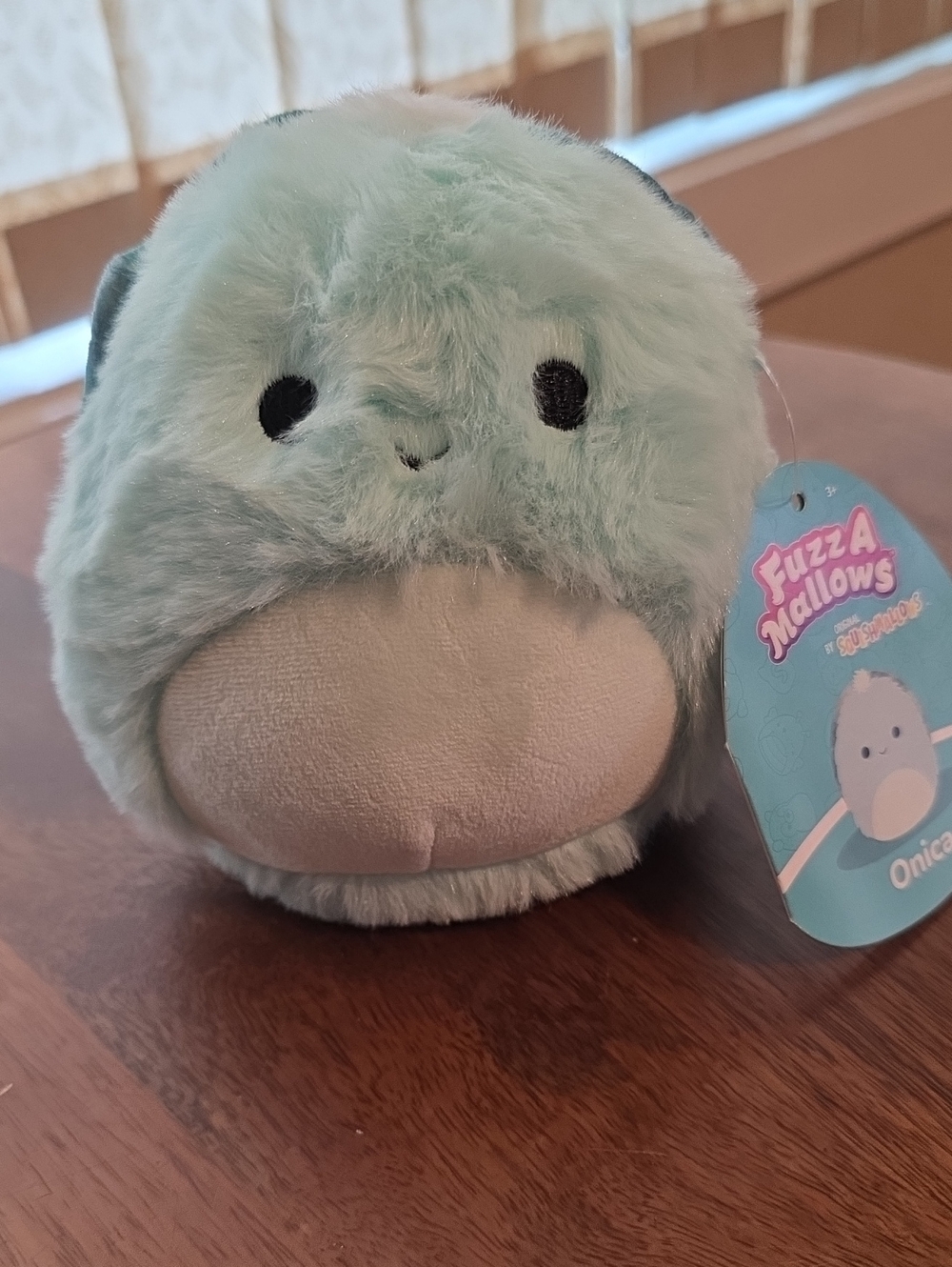 Squishmallows Fuzz A Mallows Onica Plush - Mint Green NWT